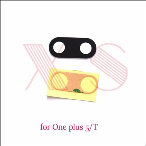 2x Rear Back Camera Lens Glass cover with 3M glue stickers For Oneplus one plus 3 5 3T 5 T /A3000 A5000