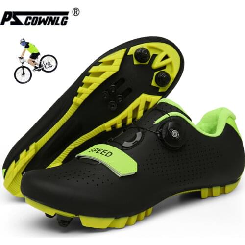 Ultralight Self-Locking Cycling Shoes MTB Professional Cleat Shoes SPD Pedal Racing Road Bike Flat Shoes Bicycle Sneakers Unisex