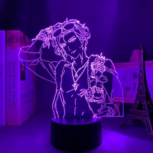 Anime Led Light IDOLiSH7 Figure for Room Decor Night Light Kids Bithday Gift Manga IDOLiSH7 Bedroom 3d Lamp Bedside