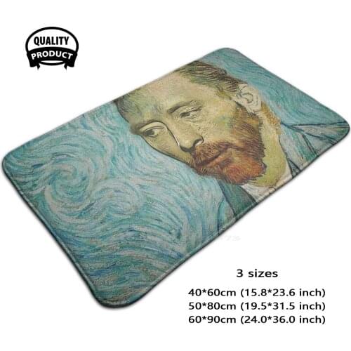 Vincent Van Yorke Comfortable Door Mat Rug Carpet Foot Pad Van Gogh Vincent Radiohead Radiohead Thom Yorke Ism Gogh Artistic