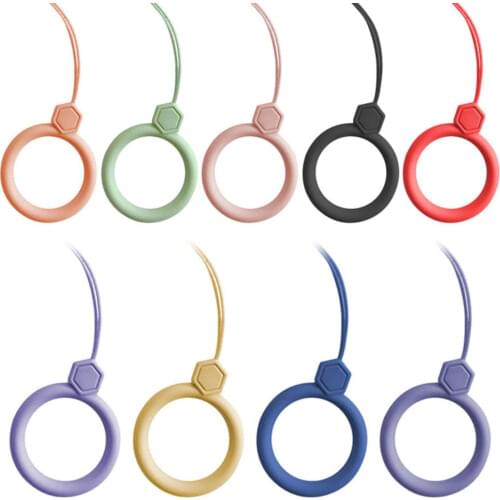 1Pc Universal Anti-lost Ring Lanyard Strap Holder for Mobile Phone USB Disk Keys Anti-lost Portable Phone Decor Phone Lanyard
