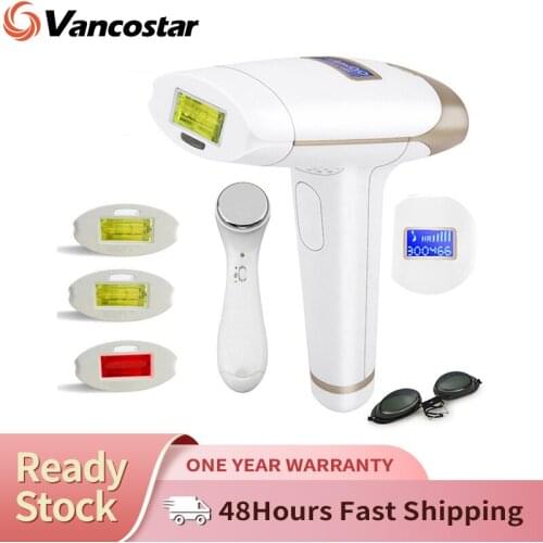 Vancostar IPL Epilator 1600000 Flashes Hair Removal LCD Display Machine Laser Permanent Bikini Trimmer