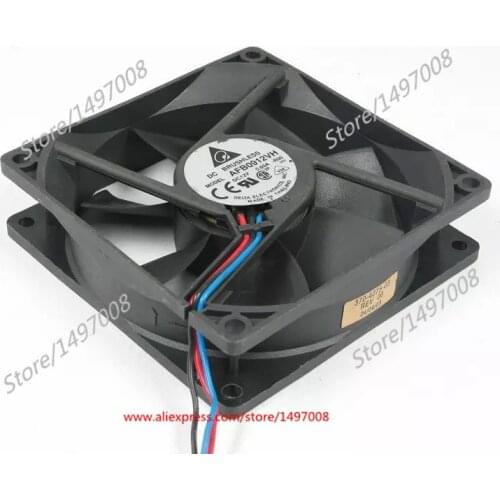 Delta Electronics AFB0912VH R00 DC 12V 0.6A 90X90X25mm Server Cooling Fan