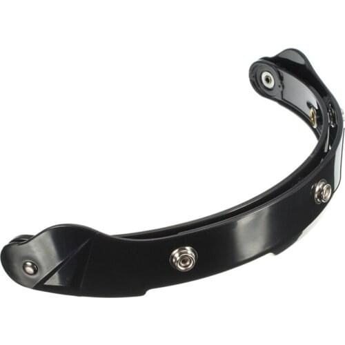 1 Pc Motorcycle Black UV Adapter Flip Up Base Attachment For Snaps Bubble Shield Visor Face Mask Helmet Accessories