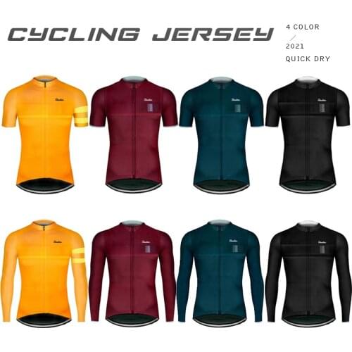 2021 Raudax Cycling Jerseys Man Long Sleeve Cycling Shirts Bicycle Cycling Clothing Kit Mtb Bike Wear Triathlon Maillot Ciclismo