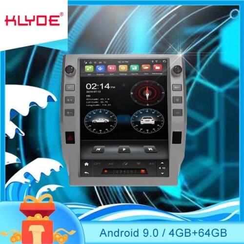 KLYDE PX6 Tesla Style Android 9 screen Car multimedia GPS Player For Tundra 2014-2018 car radio stereo IPS head
