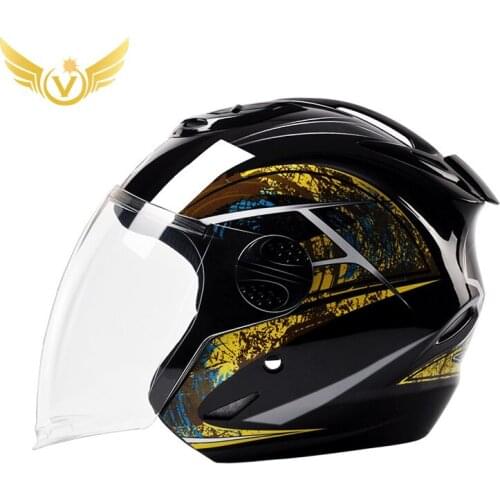 Casco Open Face Para Patinete Electrico Capacete Aberto Moto Helmet For Scooter Motorcycle Classic Original Flip Up Helmet