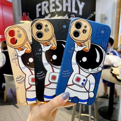 Anti-drop mobile phone case For iPhone 12 11 Pro Max 11 XS XR 7 8 Plus SE 2020 Cartoon style Soft TPU Case Cover