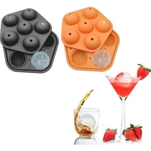 4cm Ice Ball Mold Basketball Forms For Ice Mould Ice Cube Silicone Mold For DIY Home Bar Party Cocktail Sphere Ice Cube Makers