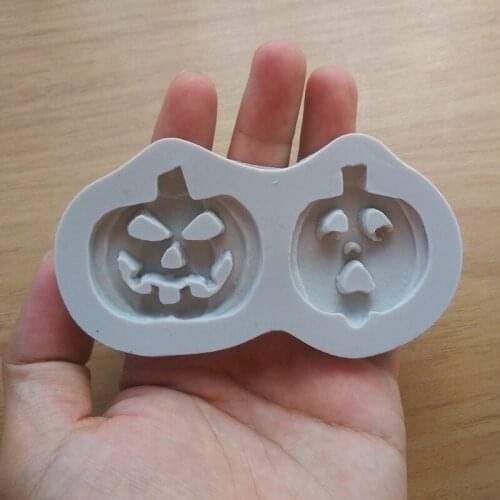 Halloween Pumpkin Shape Silicone Cake Mould Chocolate Cupcake Decoration Tool Fondant Cake Decorating Tools Baking Tool SQ16381