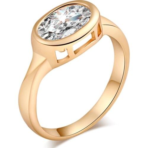 Exquisite Women Oval Rings Jewelry Bride Engagement Wedding Ring Anillos Fancinating Ornaments Stylish Ring Pendientes Aneis who