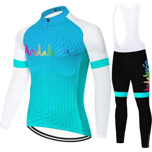 Andalucia Summer Spirng Masculina Completo Estivo Uniforme Verano Para Ropa Hombre Conjunto Ciclismo Abbigliamento Ciclismo