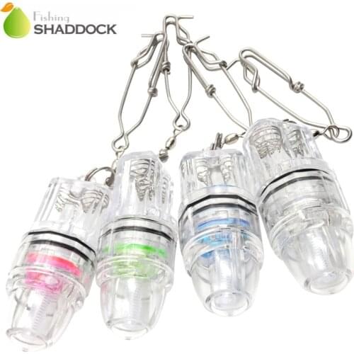 Shaddock fishing 1pcs Deep Drop Underwater Lamp Fish Lure Light Green Blue Red Colorful Color Fishing Lamp Fishing Tool