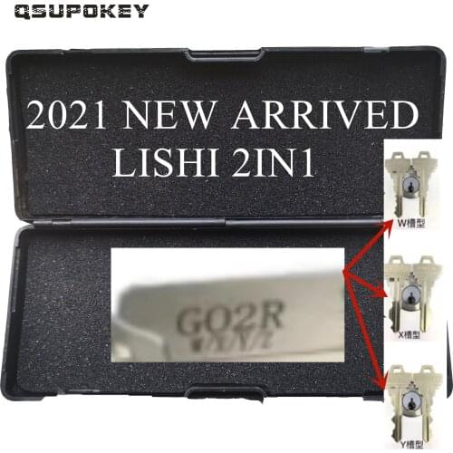 QSUPOKEY 2021 NEW ARRIVED LiShi 2in1 repair Tool Locksmith Tools GO2R for GOAL LOCK