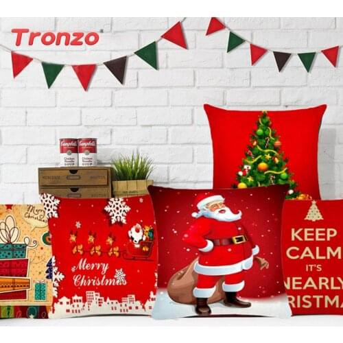 Tronzo Christmas Decorations For Home Christmas Pillowcase Noel PillowCase Xmas Decorations Pillow Cover New Year Supplies