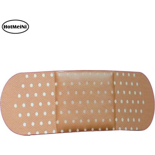 HotMeiNi 13cm X 5.5cm Duct Tape Band Aid Vinyl Car Stickers Funny Bumper Window Car Laptop Decal Waterproof Car Styling