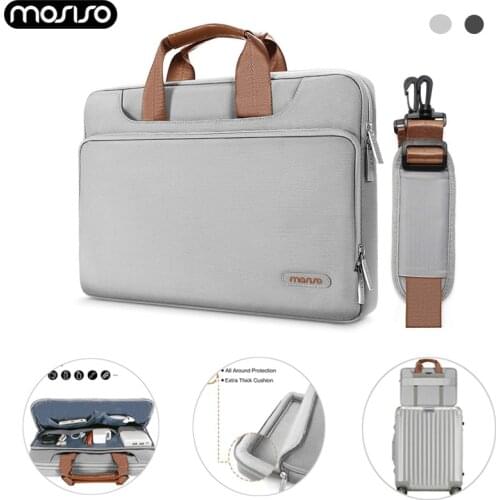 MOSISO Laptop Bag 13 13.3 14 15.6 inch Waterproof Laptop Sleeve Bag for Macbook Dell HP Lenovo Notebook Case Shoulder Handbag