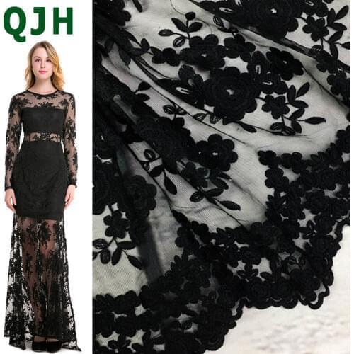 High Quality Nigerian Lace Fabrics With Embroidered,Transparent-net&milk-silk African cloth for wedding dress Sewing accessories