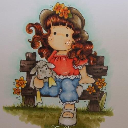 Yulan Girl Cartoon Pattern Stamp And Metal Die Scrapbooking Alphabet Stamp Embossing Craft Making Silicone Transparent Stamps