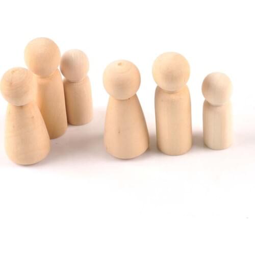 3pcs New Family Cylinder(Dad/Mother/Kid) Wood Slices For Home Decor Accessories DIY Crafts Scrapbooking Wooden Ornaments m2157