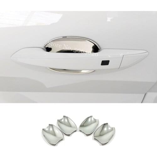ABS Chrome Car Door protector handle Bowl Decoration Cover Trim Sticker Styling For Hyundai Elantra CN7 2020 2021 Accessories
