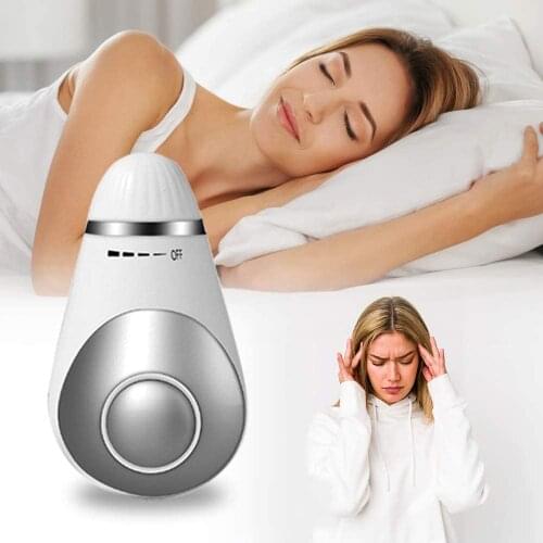 Sleep Aid Machine Adults Insomnias Rechargeable Handheld Pulse Stimulation Sleeping Help Device Stress Relieve Fast Deep Asleep