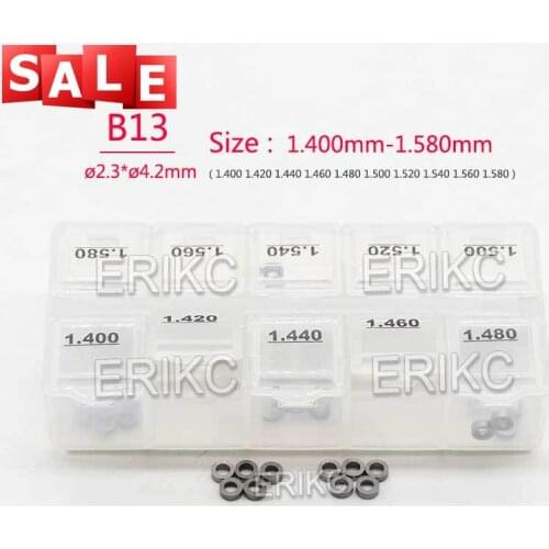 Free Shipping ! 50PCS Shims B13 1.38-1.56mm Fuel Injector Adjustment Washers for BOSCH Diesel Engine Injector