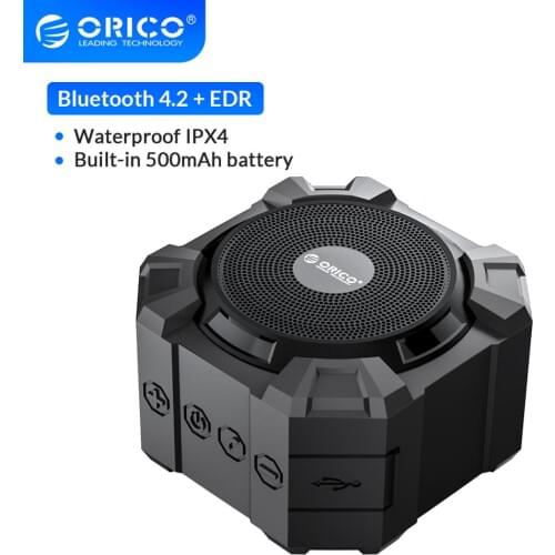 ORICO Wireless Bluetooth4.1 Speaker Waterproof Dustproof Shockproof Portable Outdoor Bass Loudspeaker For Phone Tablet