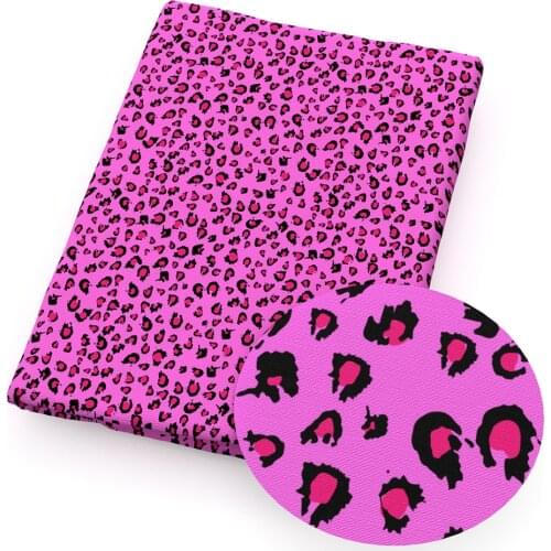 David accessories 50*145cm Leopard Printed Polyester Cotton Fabric for Tissue Kids Sewing Quilting Fat Quarters Child DIY,c11377