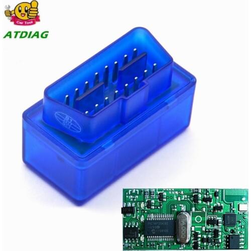 OBD2 Mini Eml327 V1.5 25k80 Bluetooth Adaptor Car Auto Diagnostic Scanner for Android/ PC Automotive Scaner Elm327 Real V1.5