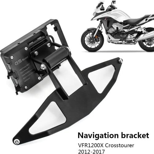 For Honda VFR1200X 2012-2017 2016 2015 2014 for Crosstourer Windshield Mount Navigation Bracket GPS Smartphone Holder Motorcycle