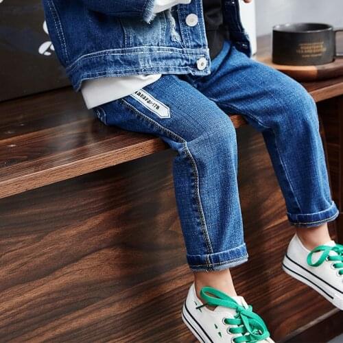2 3 4 5 6 7 Years Toddler Boys Jeans Spring Autumn Korean Fashion Trousers for Boy Kids Pants 2020 Casual Children Denim Pants