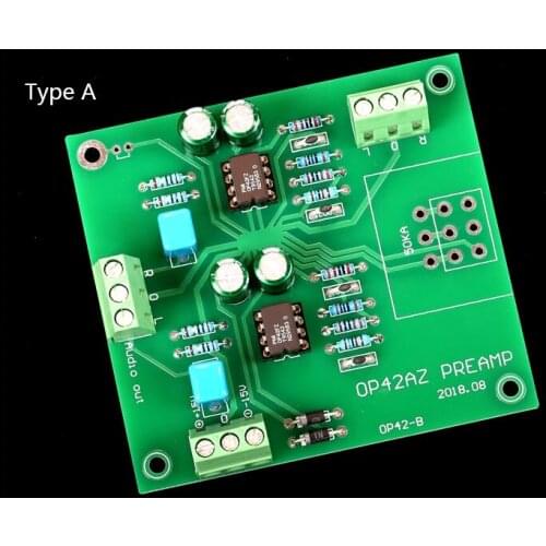 Ceramic Seal OP42FZ FET Input High Speed Tube Sound Style Preamp Board