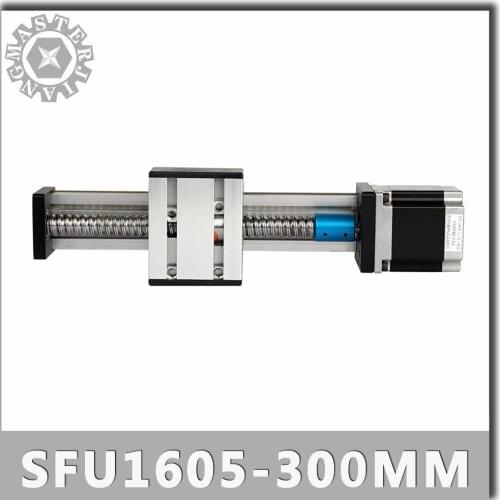 SFU1605-300mm Linear Guide Rails Linear Actuator System Module Table 300mm Travel Length CNC Guide SFU1605 Stage C