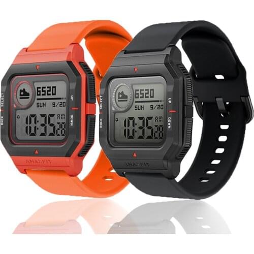 Soft Silicone Watch Strap For Xiaomi Huami Amazfit Neo Smart Watch Replacement Wristband For Amazfit Neo Watch Band