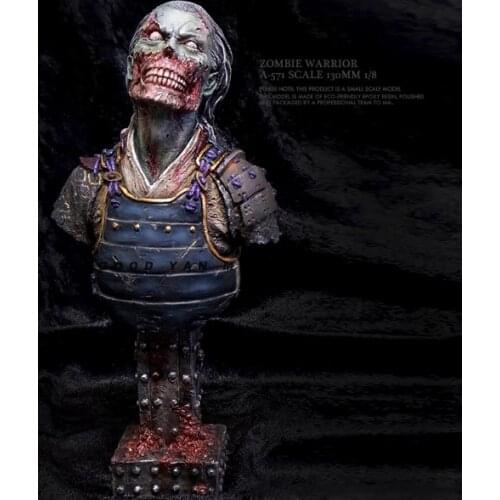 1/8 130mm Resin bust model kits figure colorless and self-assembled A-571