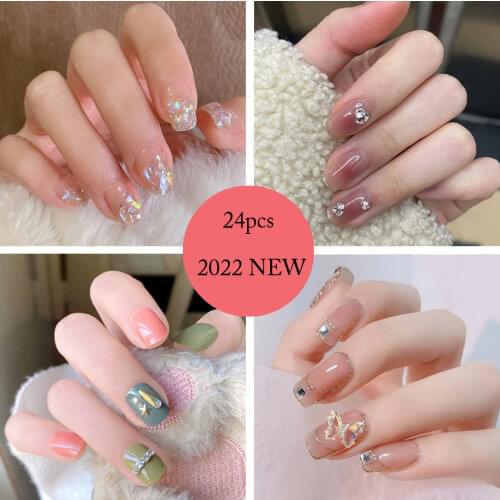 Sweet Girls Manicure Patch Bright Manicure Finished Manicure Naked Manicure Tortoiseshell Halo Dyed Amber