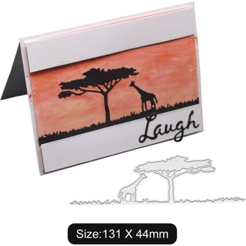 Cutting Dies Creative openwork Cute giraffe Stencils for DIY Scrapbooking Paper Cards Decorations Embossing Craft new dies 2019