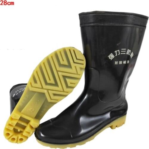 Rain Boots Labor Safety Plus Cotton Rain Rubber Shoes Waterproof Shoe Cover Washing Work Place Boots Shoes Plus Size 36-45
