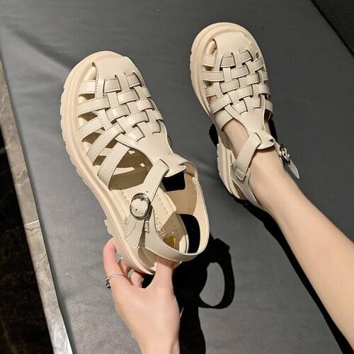 Fashion Womens Shoes 2021 Beige Heeled Sandals Breathable Cross Cross-Shoes Clogs Wedge Luxury Black Summer High New Girls Platf