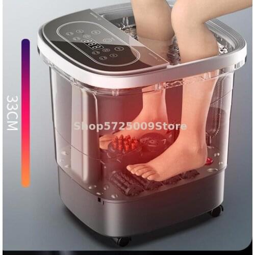 Deep Soaking Bucket Fully Automatic Electric Heating, Deepening Hot Water Massage, Foot Washing Foot Bath, Heating to the Knee t