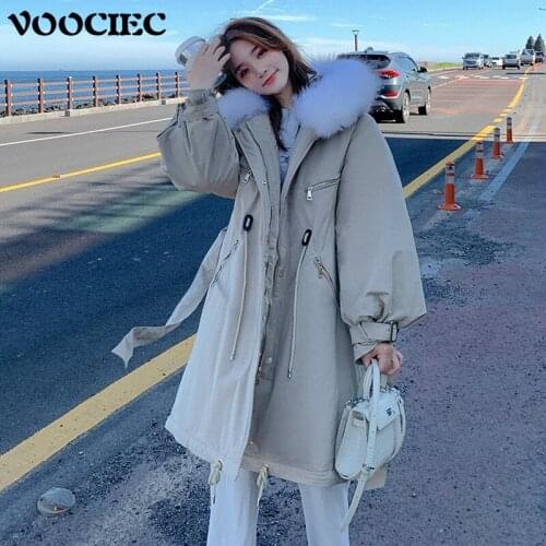 Женские теплые пуховики VOOCIEC China At AliExpress