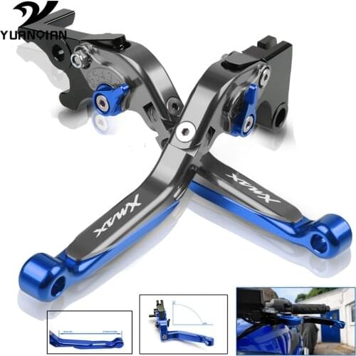 Motorcycle Extendable Adjustable Folding Brake Clutch Levers For YAHAMA XMAX 125 250 400 X-MAX X MAX125 250 400 2017 2018 2019