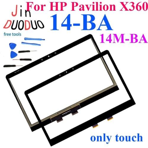 High Quality For HP Pavilion X360 14M-BA 14-BA Touch Screen Glass Panel Digitizer Replacement