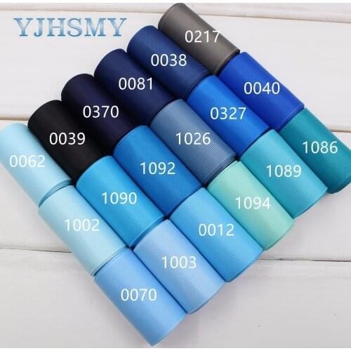 YJHSMY (2'') 50mm 5yard/lot handmade Printed Solid Grosgrain Ribbon Diy headwear accessories,wedding gift wrap 173243
