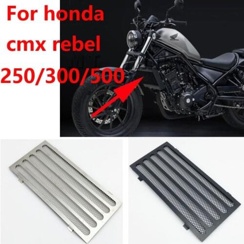 Radiator Cooler Grille Guard Cover Frame Protector Stainless Steel For HONDA Rebel CMX 300 500 CMX300 CMX500 Rebel250 Rebel 250
