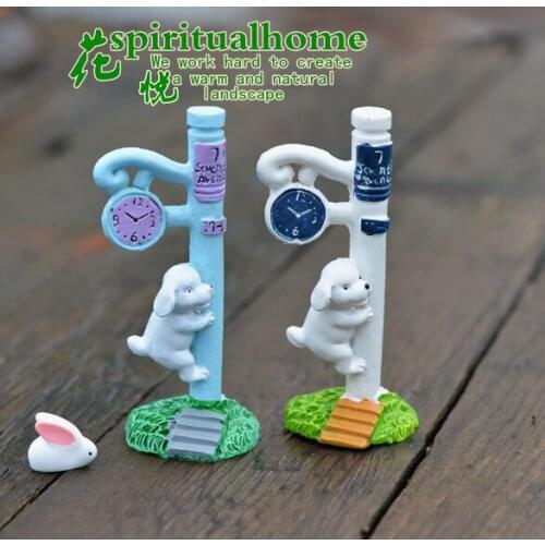 1/12 Dollhouse Miniature Dog Park Street Lamp Doll Streetlight Decor Toy Home Decor