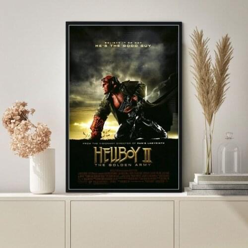 Hellboy 2 Movie Poster Canvas Print Wall Painting Home Decoration ( No Frame )