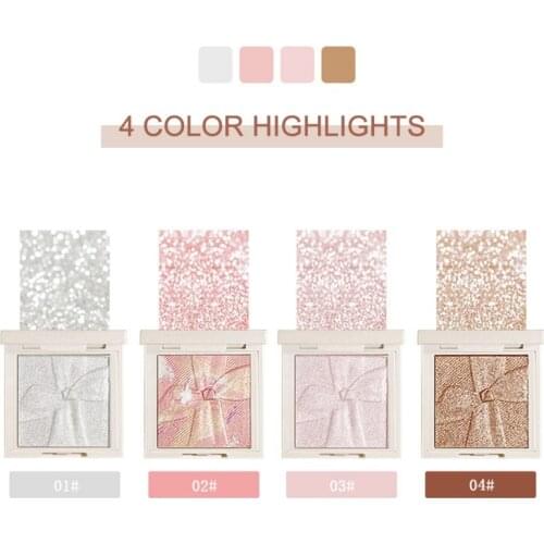 3D Contour Palette Face Shading highlighter Powder Makeup 3 Colors Long-Lasting Make Up Contouring Bronzer Cosmetics