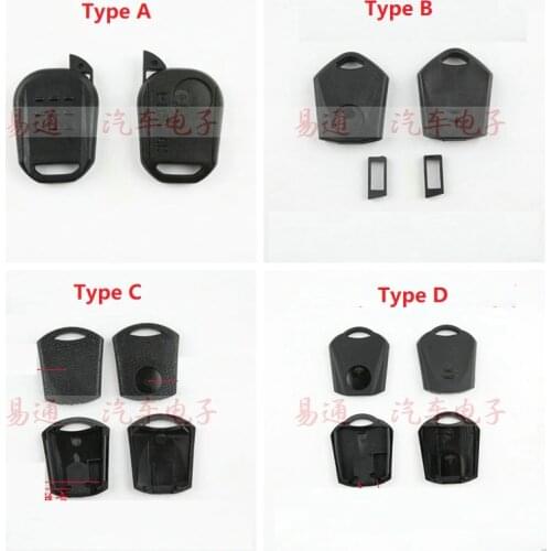5pcs)Universal Key Shell For All Auto Car Key Case With Chip Slot And Key Blade